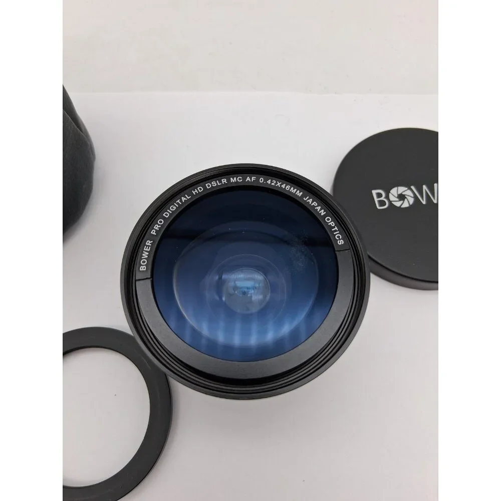 Bower Pro Digital HD DSLR MC AF 0.42x46mm Camera Lens Macro Japan Optics